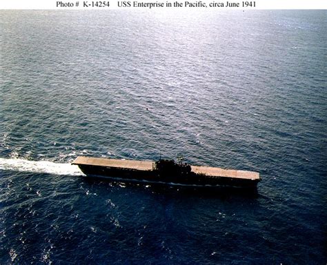 Navy vessel to bear the name. USN Ships--USS Enterprise (CV-6)