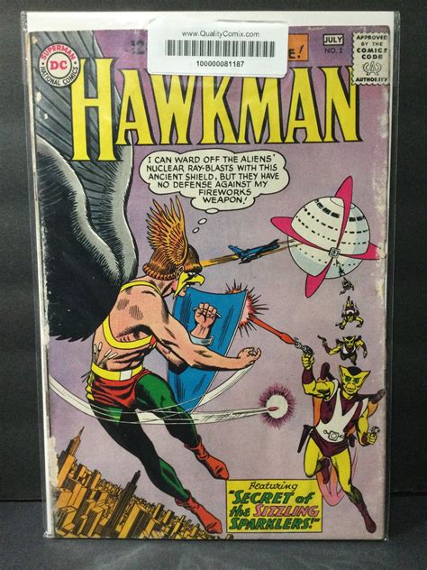 Hawkman 2 1964 Comic Books Silver Age Dc Comics Hawkman