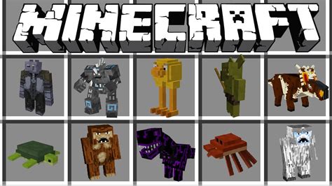 Os Novos Mobs Do Minecraft Youtube