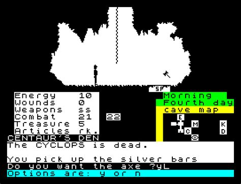 The Oracles Cave Zx Spectrum 11 The King Of Grabs