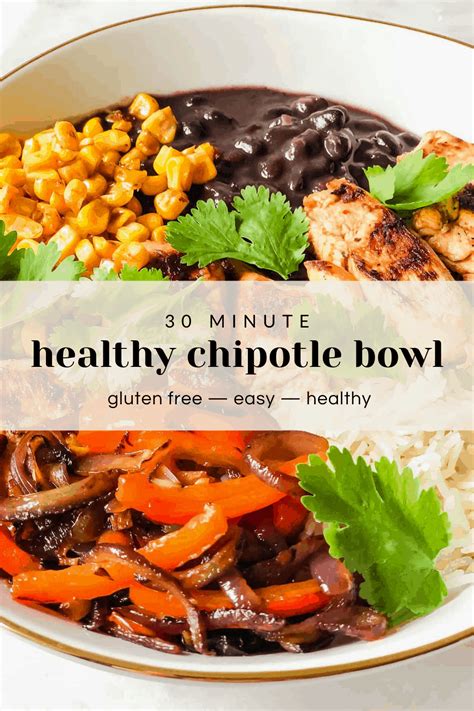 Healthy Chipotle Bowl At Home Recipe Chipotle Bowl Healthy