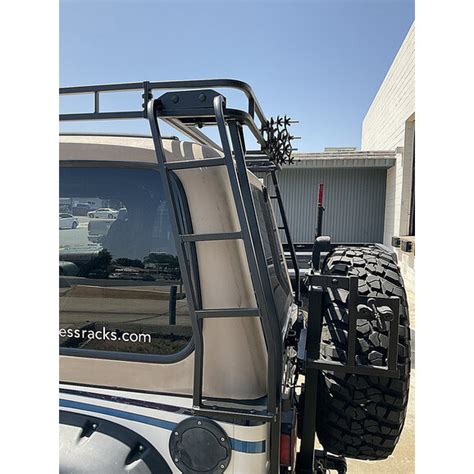 Garvin Expedition Rack Ladder For 76 06 Jeep Wrangler Yj Tj Lj And Cj7