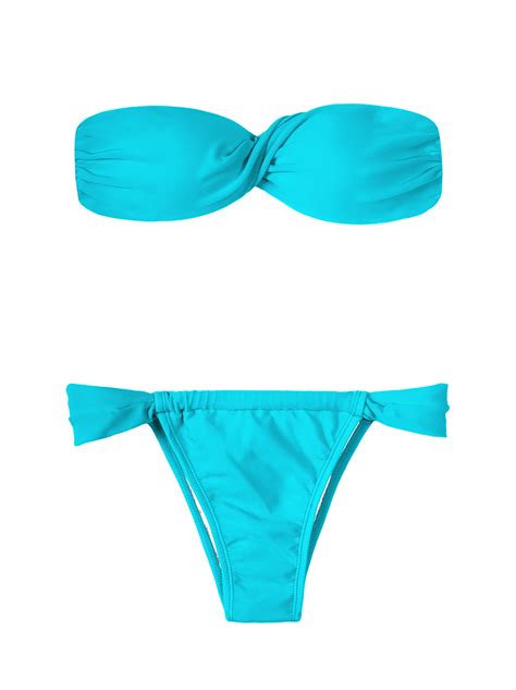 Two Piece Swimwear Bandeau Bikini Sky Torcido Sumo
