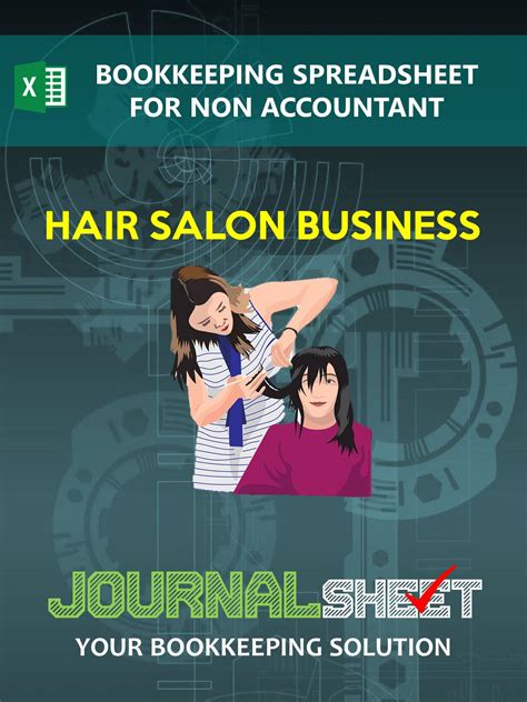 Be u hair salon is a premier certified hair salon. JS213-FNA-XL HAIR SALON BUSINESS BOOKKEEPING - journalSHEET