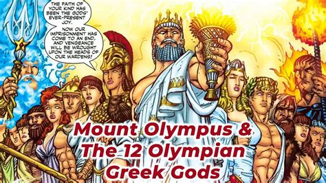 Mount Olympus The 12 Olympian Greek Gods Greek Mythology Explained