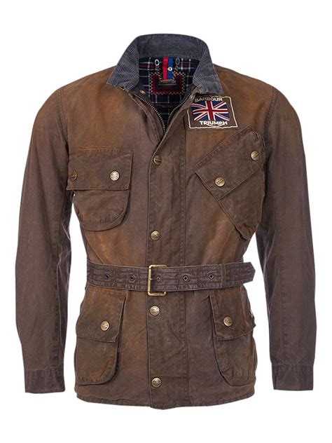 Barbour Triumph Legend Wax Jacket In Brown For Men Lyst Uk
