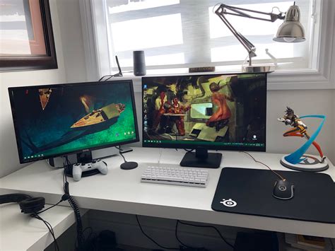 New Dual Monitor Setup What Do You Guys Think Pcmasterrace