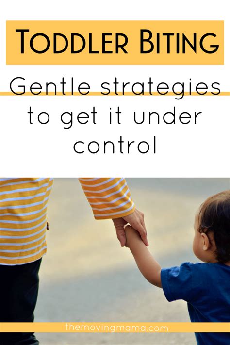 Toddler Biting Gentle Strategies To Control It The Moving Mama