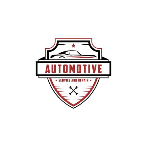 Automotive Repair And Service Emblem Logo Design Idea Best For Car