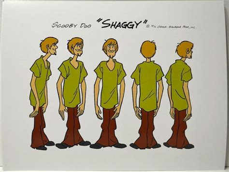 Scooby Doo Model Sheet Print Set Daphne Velma Freddy Shaggy Scooby Mystery Van • 85 00 Artofit