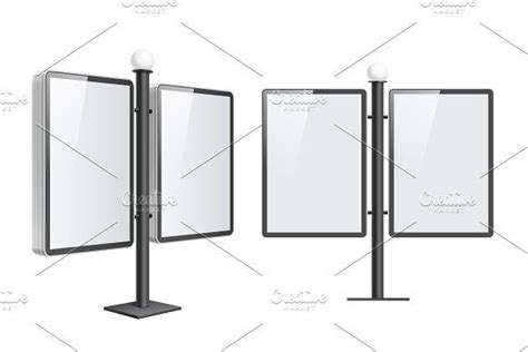 Realistic vector light box template | Light box, Box template, Templates