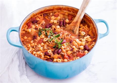Oct 02, 2017 · and really i'm okay with that because a soup like pasta e fagioli that's this tasty and this easy to make is my kind of meal! Pasta Fagioli | Recipe | Pasta e fagioli, Food recipes ...