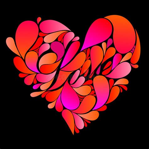 Abstract Heart Stock Vector Illustration Of Color Forever 34265877