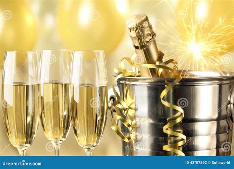 Celebration With Champagne Stock Photo Image 43707892