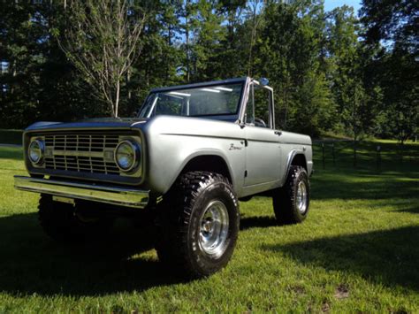 1968 Ford Bronco Half Cab Lifted Nice For Sale Photos Technical