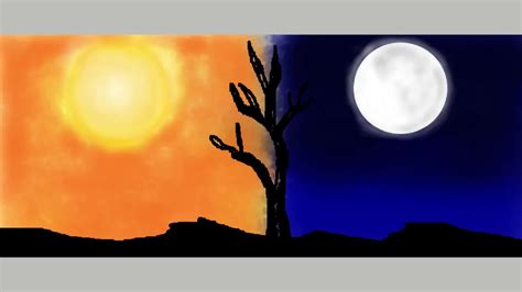 Sun And Moon Digital Painting Ulthriel Youtube