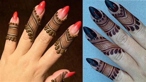 Latest Fingertip Mehndi Design 2019 Unique Finger Mehndi Design