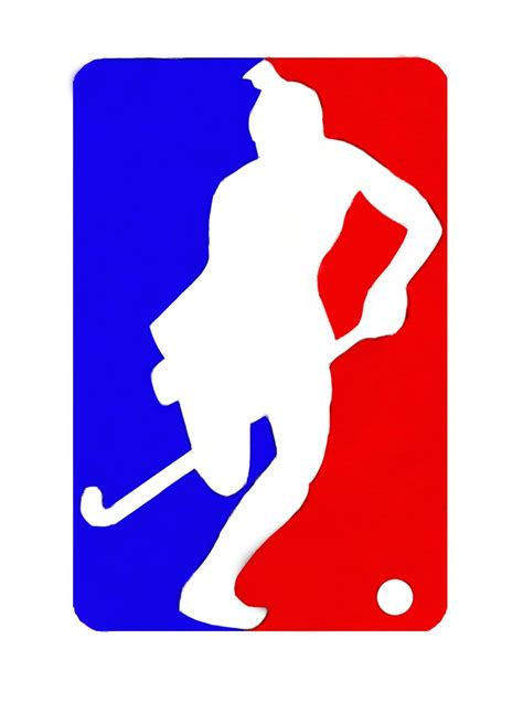 Texture of ice on separate. Field hockey Logos