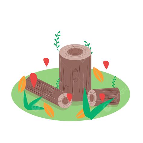 Wooden Table Fresh Vector Art Png Small Fresh And Lovely Wooden Pile
