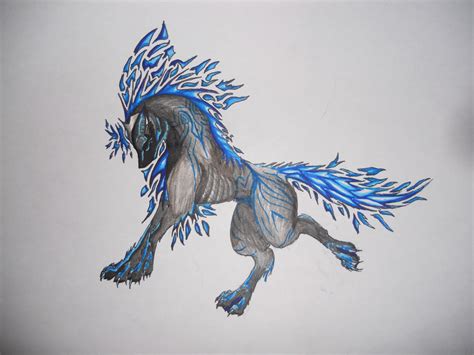 Ice Wolf By Ameliila On Deviantart