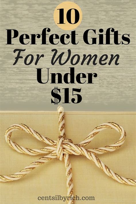 Maybe you would like to learn more about one of these? 10 Perfect Gifts for Women Under $15 - Centsibly Rich ...