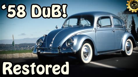 Awesome 1958 Glacier Blue Vw Beetle Restored To A Museum Piece Art