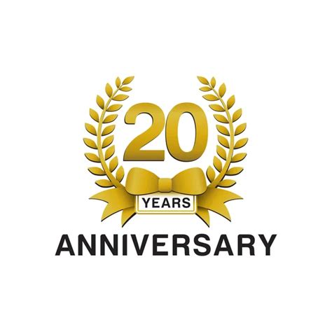 20th Anniversary Logo Stock Vectors Royalty Free 20th Anniversary Logo