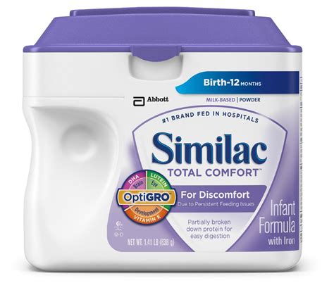 Supports developing eyes & brain. Similac Total Comfort Protein Powder | Baby formula ...