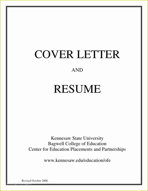 Free Editable Resume Cover Letter Template