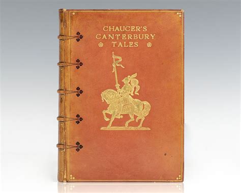 The Canterbury Tales Of Geoffrey Chaucer Finley Bound By Sangorski And