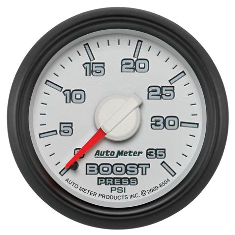 Auto Meter Dodge 3rd Gen Factory Match Boost Gauge 0 35 Psi 8504