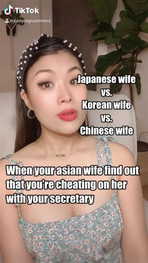 Japanese Wife Vs Korean Wife Vs Chinese Wife [video] Husband Wife Humor Funny Mom Jokes