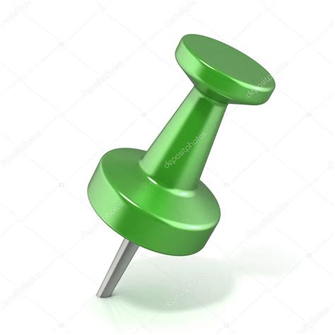 Green Push Pin