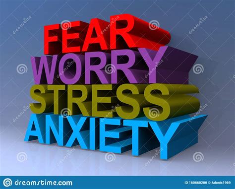 Fear Worry Stress Anxiety Stock Illustration Illustration Of Panic