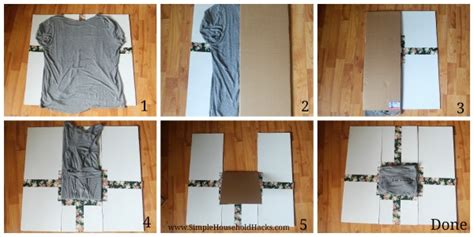 How To Make A Shirt Folding Board Simple Household Hacks™