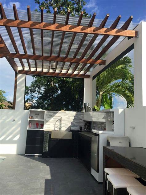 ✅ compartimos planos gratis en 3d y 2d. Terraza - #terraza en 2020 | Techo de patio, Asadores de patio, Diseño de patio