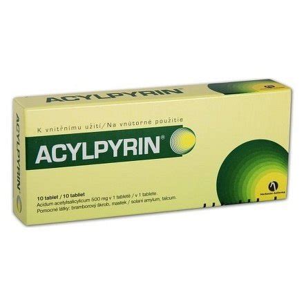 Acylpyrin indications and usages, prices, online pharmacy health products information. Bolest svalů, kloubů, šlach - nejlevnější, nejnižší ceny ...