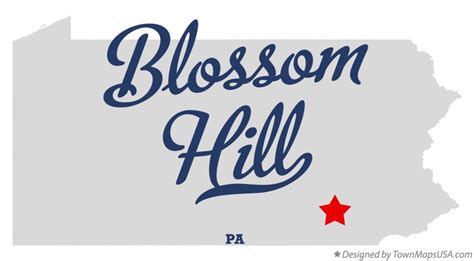 Map Of Blossom Hill Pa Pennsylvania