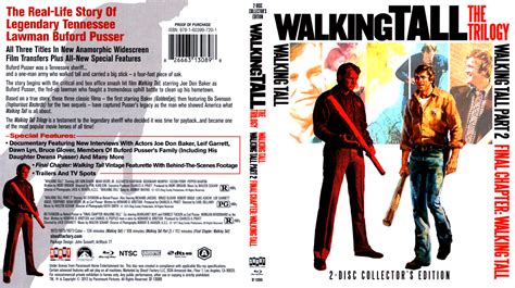 Walking Tall Trilogy Movie Blu Ray Scanned Covers WALKING TALL DVD Covers