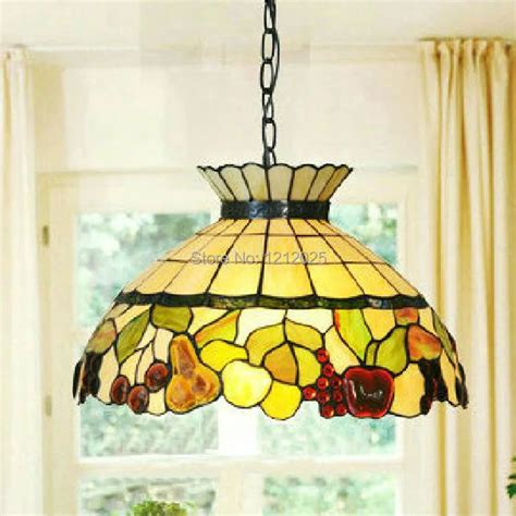 Wonderful Tiffany Pendant Lights Dinning Lamps Bedroom Kitchen Stained Glass Lampshade Vintage