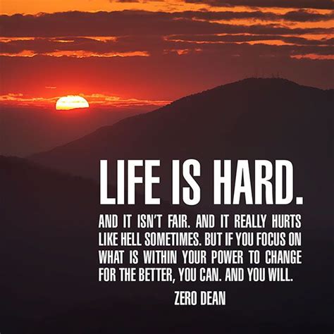 Get Zero Deans Book On Amazon Life Is Hard Quotes Hard Quotes Life