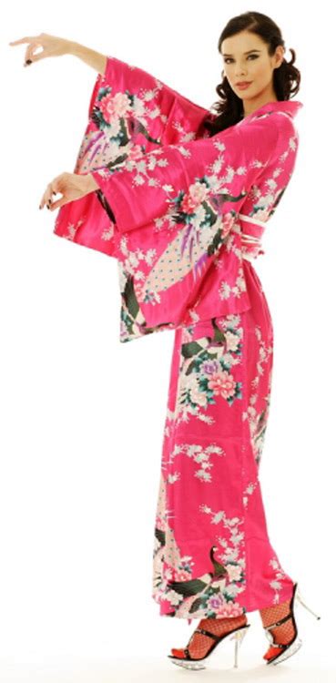 Asian Kimono Long Yukata And Kimono Neve Bianca