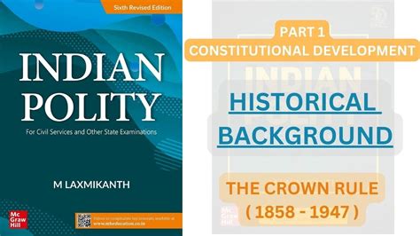 Indian Polity By M Laxmikanth Chapter A Historical Background