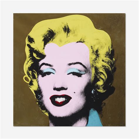 Study For Andy Warhol Marilyn 1964 Gold Version Barnebys