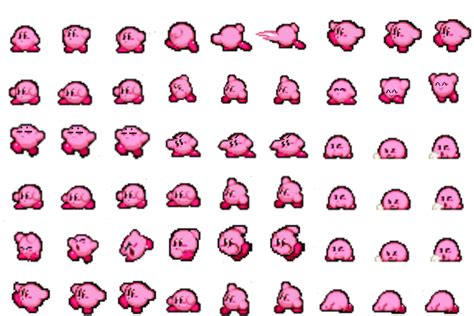 Rpg Maker Sprite Sheet I Made A While Back Rkirby