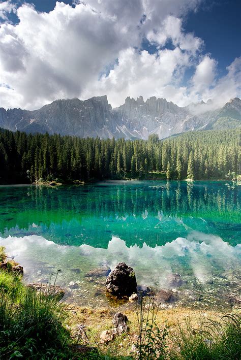 Log — Travelingcolors Lago Di Carezza Italy By