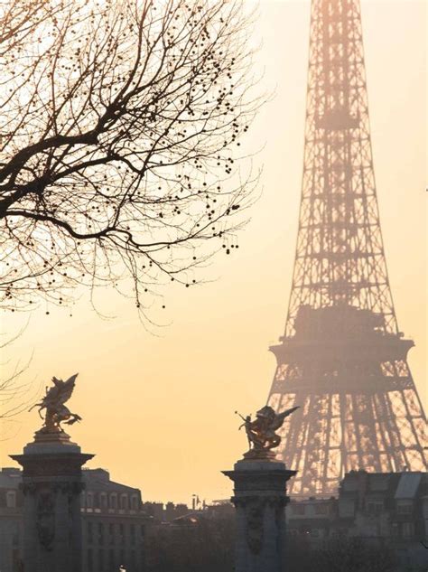 Golden Hour In Paris Eiffel Tower Paris By Rebeccaplotnick
