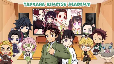 Demon Slayer React To Tanjiro X Kanao Tankana Ship Kimetsu Academy