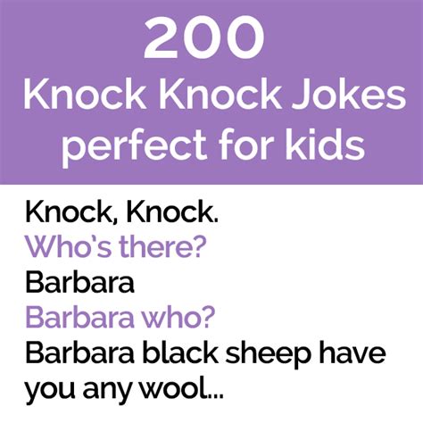 Best Clever Knock Knock Jokes Best Kids Knock Knock Jokes Ever