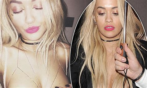 Rita Ora Flashes Her Ample Assets In Saucy Selfie After Embarrassing